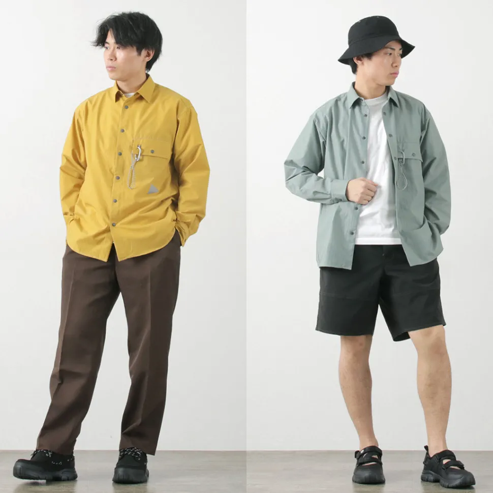 AND WANDER / Dry BreathableLong Sleeve Shirt