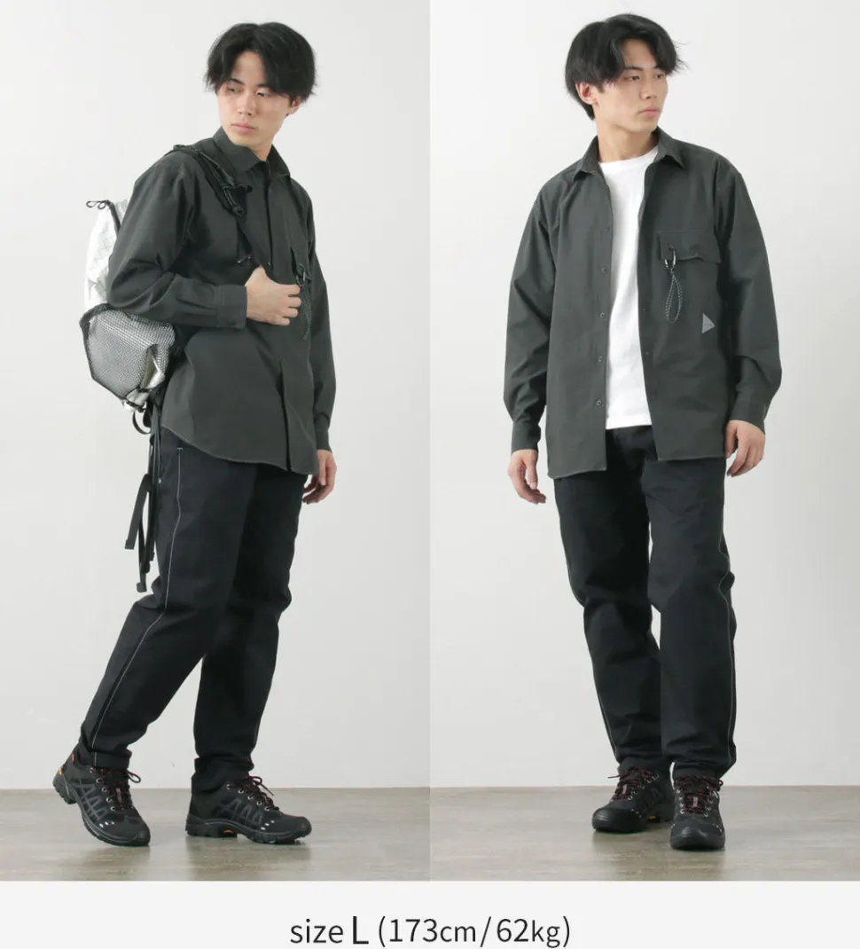 AND WANDER / Dry BreathableLong Sleeve Shirt