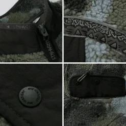 AND WANDER / Gramicci Jacquard Tape Fleece Jacket