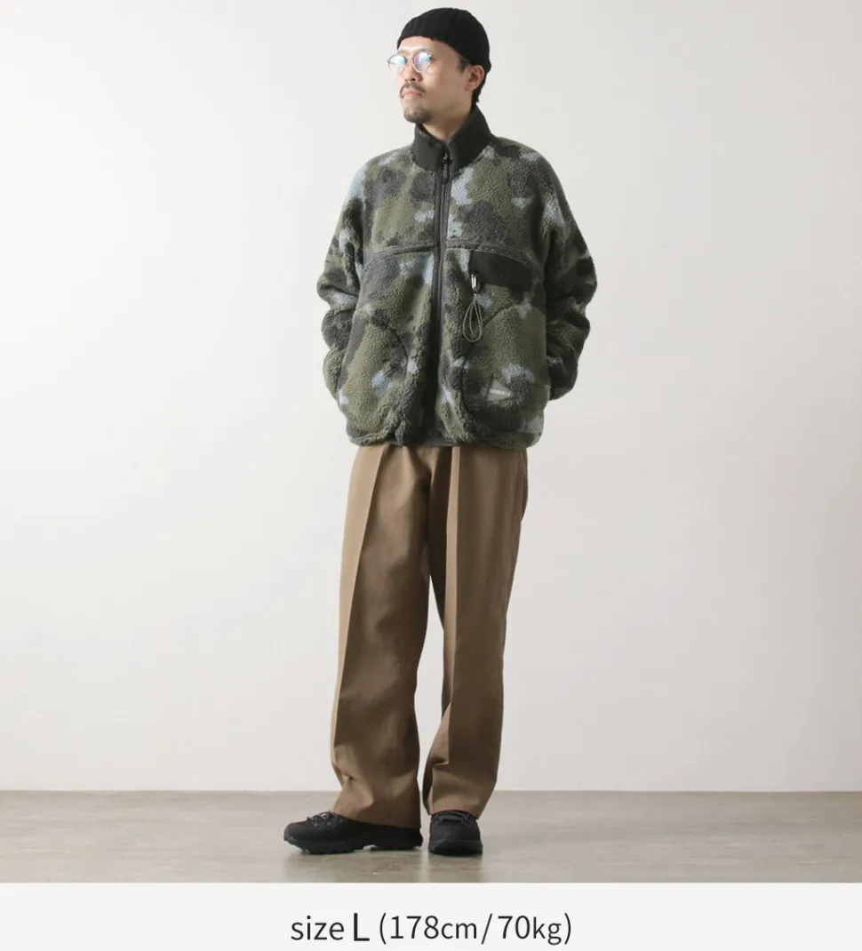 AND WANDER / Gramicci Jacquard Tape Fleece Jacket