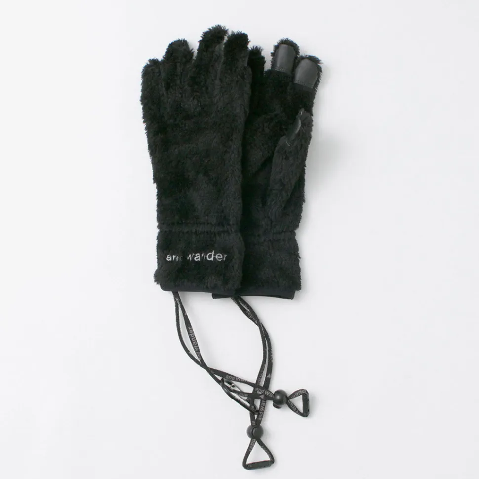 AND WANDER / High-Loft Fleece Gloves