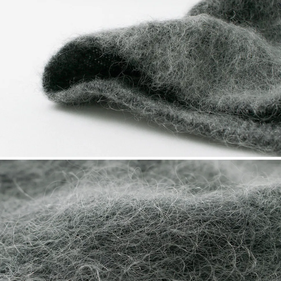 AND WANDER / Mohair Wool Knit Cap