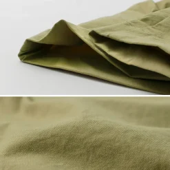 AND WANDER / Nylon Chino Tucked Tapered Pants