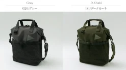AND WANDER / PE/CO 2-way bag