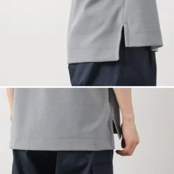 AND WANDER / UV-cut dry short sleeve t-shirt