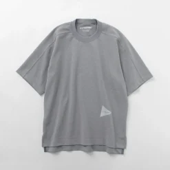 AND WANDER / UV-cut dry short sleeve t-shirt