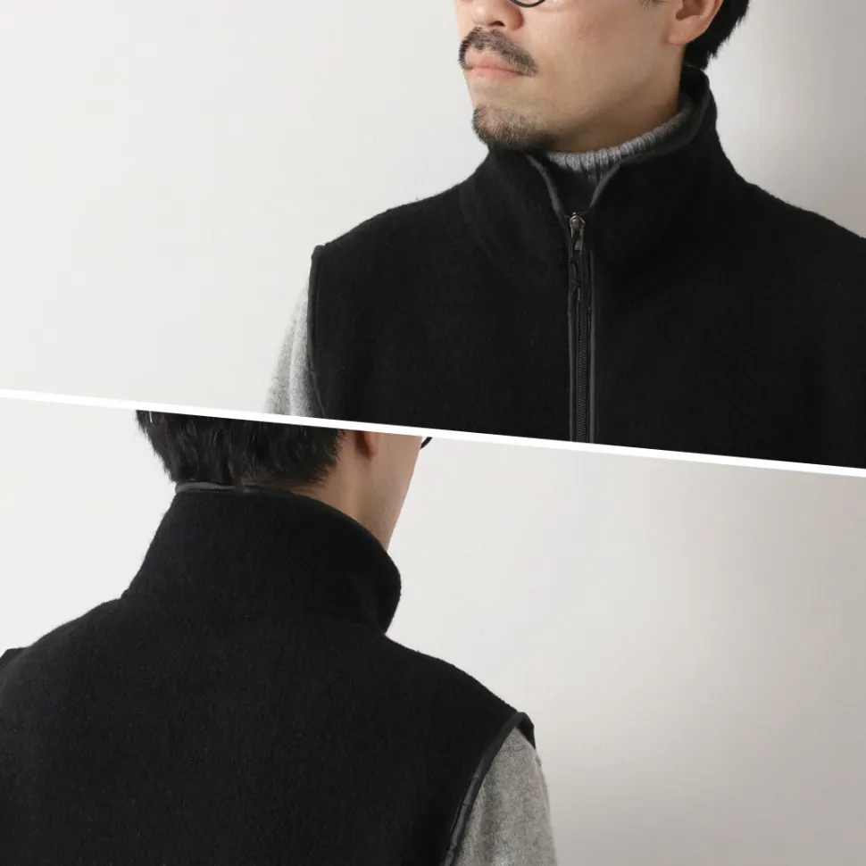 AXESQUIN / Wool Boa Vest