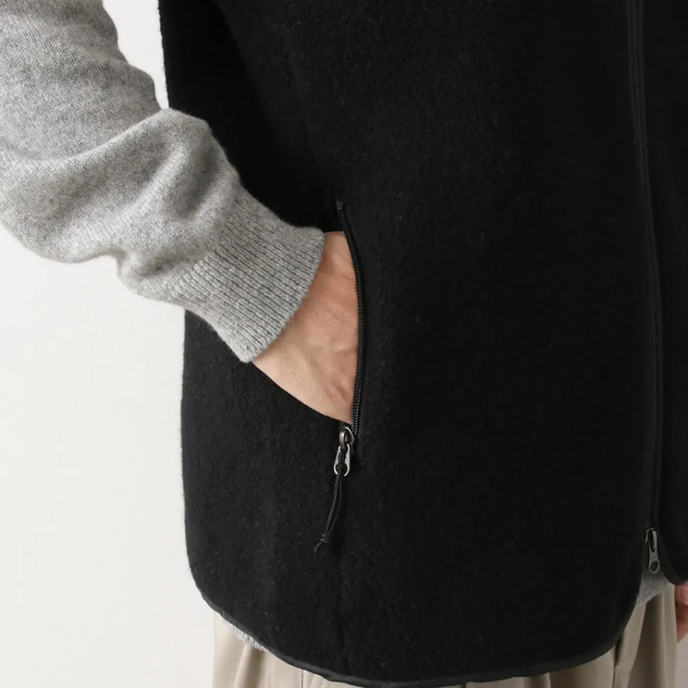 AXESQUIN / Wool Boa Vest
