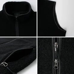 AXESQUIN / Wool Boa Vest