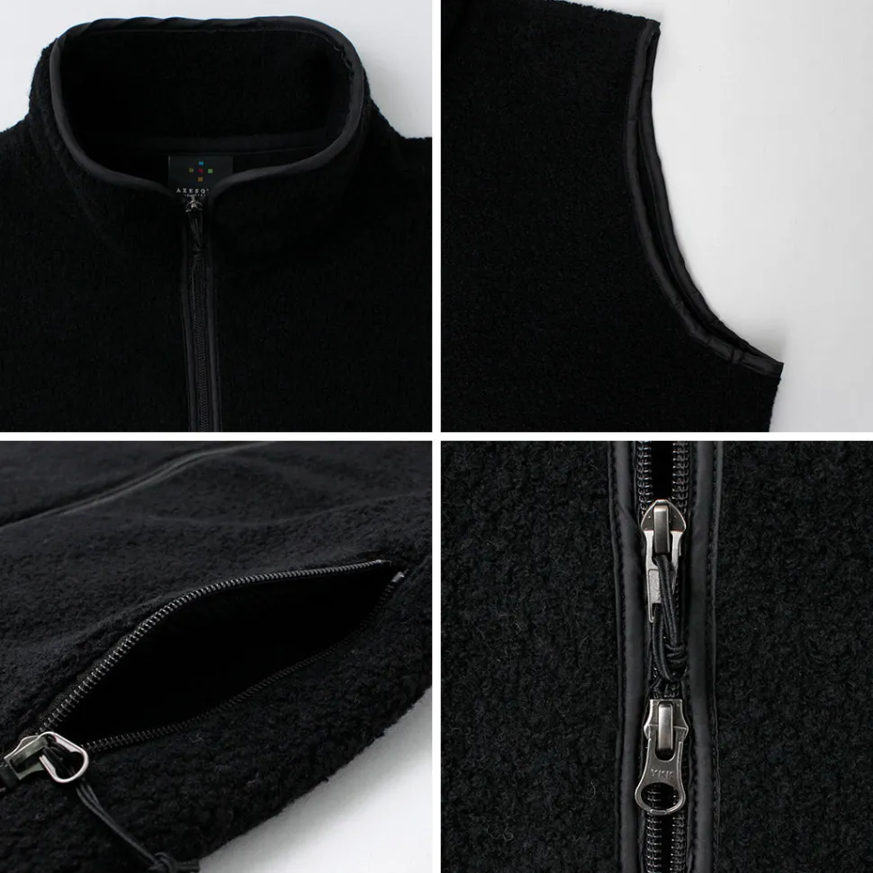 AXESQUIN / Wool Boa Vest