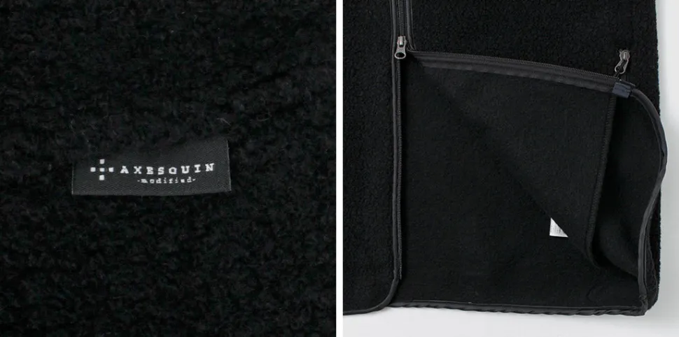 AXESQUIN / Wool Boa Vest