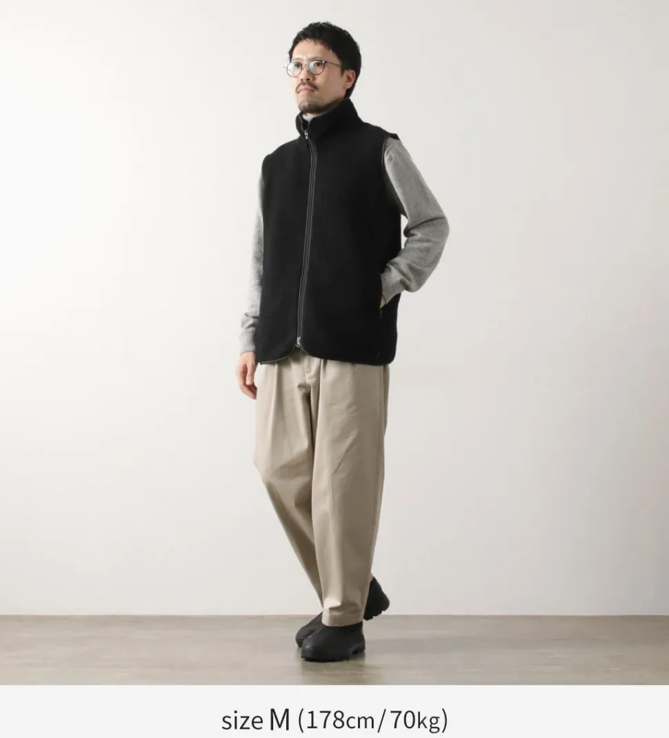 AXESQUIN / Wool Boa Vest