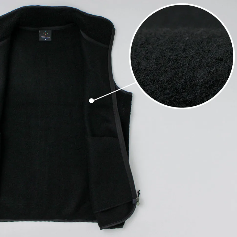 AXESQUIN / Wool Boa Vest
