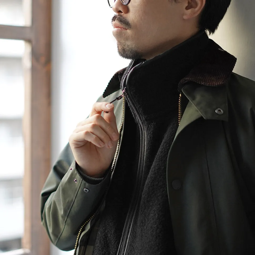 AXESQUIN / Wool Boa Vest