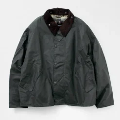 BARBOUR / Oversized Transport Wax Jacket