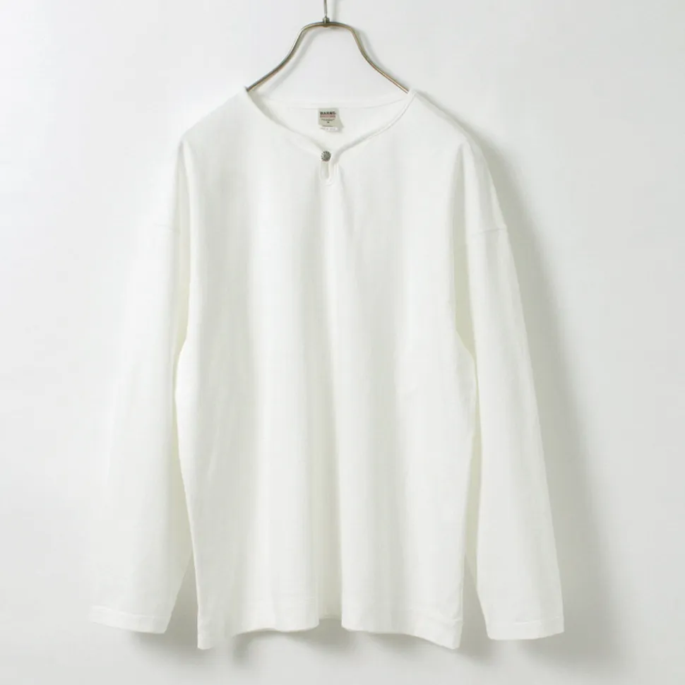 BARNS / Big Cozun knitiing Concho Long Sleeve T-Shirt