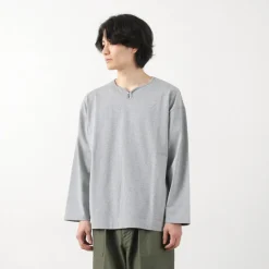 BARNS / Big Cozun knitiing Concho Long Sleeve T-Shirt