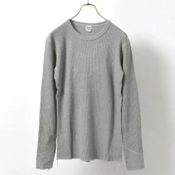 BARNS / BR-3050 Big Waffle Long Sleeve Thermal / T-shirt
