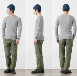 BARNS / BR-3050 Big Waffle Long Sleeve Thermal / T-shirt