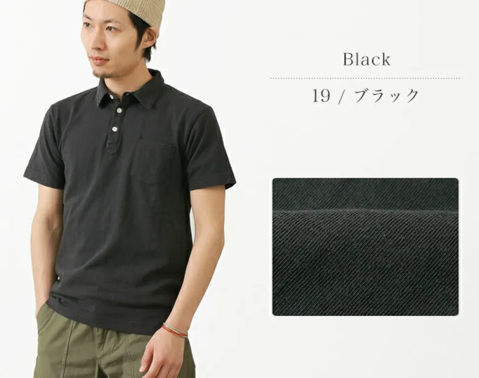 BARNS / BR-1006 Hanging Jersey Short Sleeve Polo Shirt