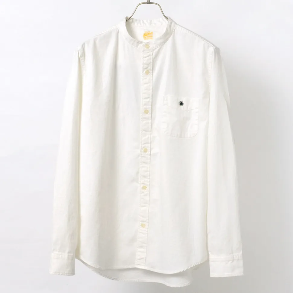 BARNS / Ox Band Collar Shirt