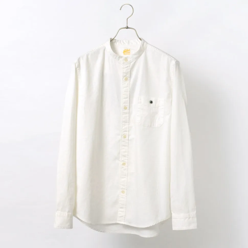 BARNS / Ox Band Collar Shirt
