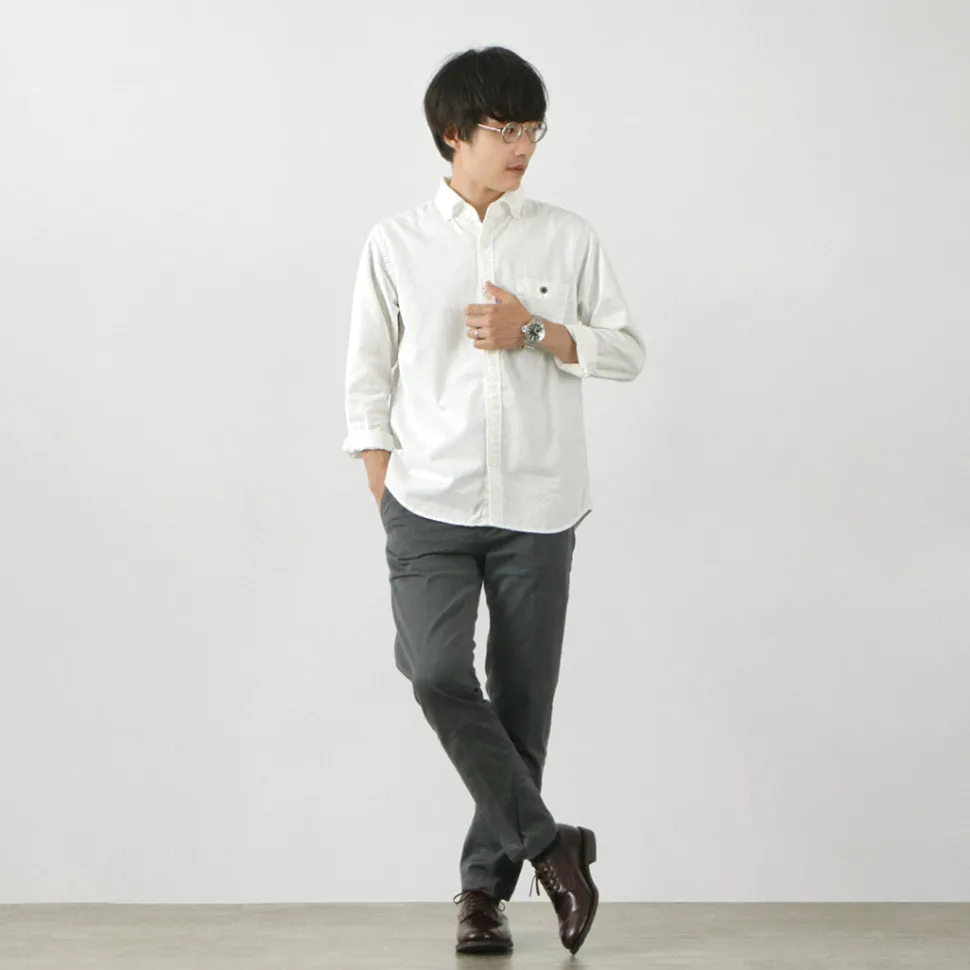 BARNS / Ox Long Sleeve Button Down Shirt