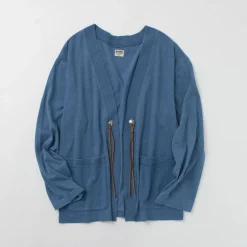 BARNS / Relaxed Fit Indigo Cardigan
