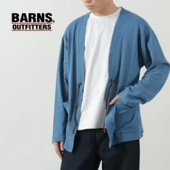 BARNS / Relaxed Fit Indigo Cardigan