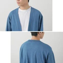 BARNS / Relaxed Fit Indigo Cardigan