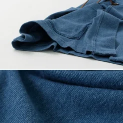 BARNS / Relaxed Fit Indigo Cardigan