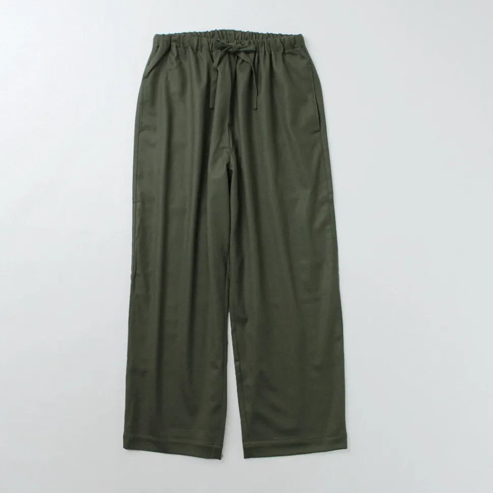 BASISBROEK / MOREMO Wide Pants High Count Flannel