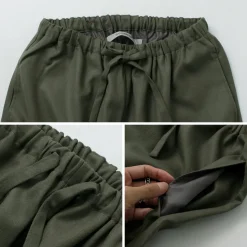 BASISBROEK / MOREMO Wide Pants High Count Flannel