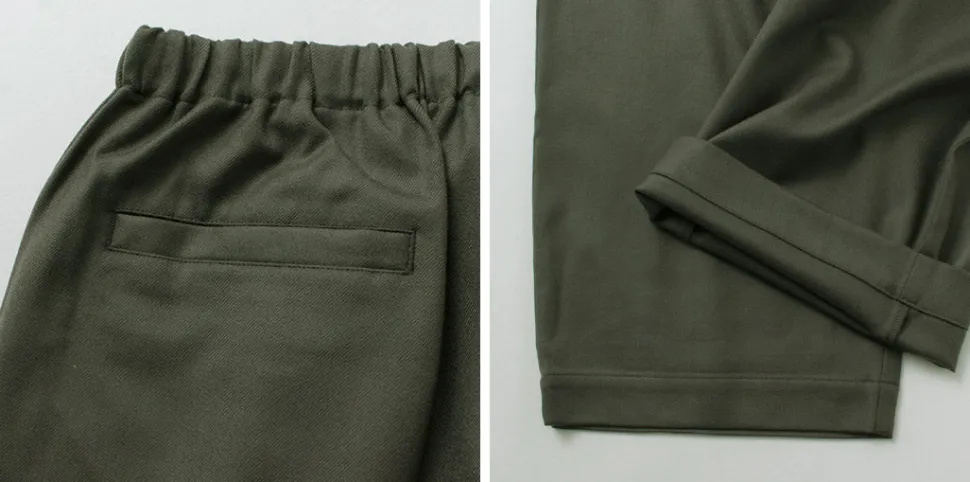 BASISBROEK / MOREMO Wide Pants High Count Flannel
