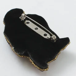 BEADED ACCESSORIES / Beaded pin badge M