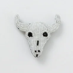 BEADED ACCESSORIES / Beaded pin badge M