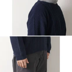 BINGHAMTON KNITTING COMPANY / Fisherman Pullover Cotton Knit