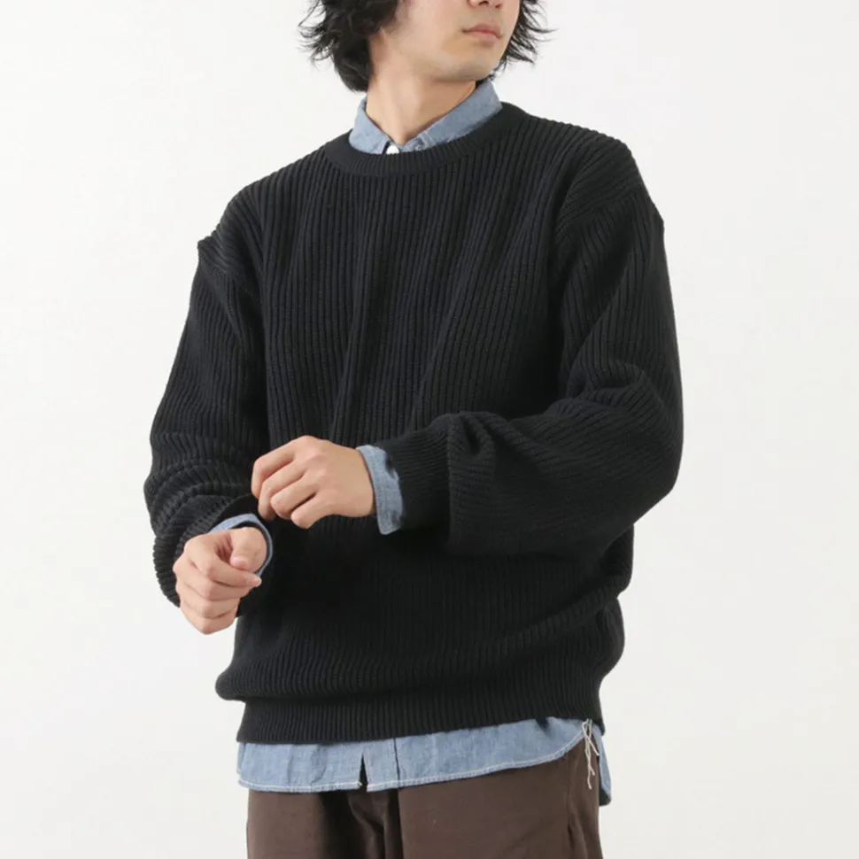 BINGHAMTON KNITTING COMPANY / Shaker Crew Knit