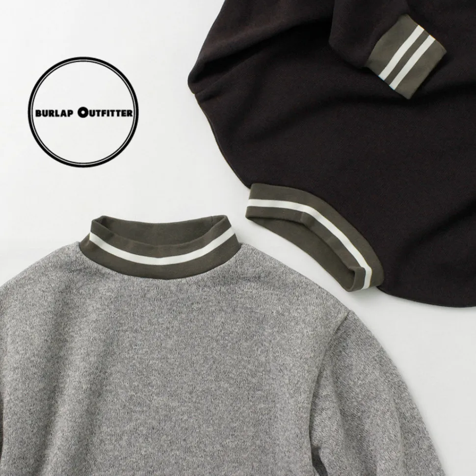 BURLAP OUTFITTER / Knit Fleece Mock Top
