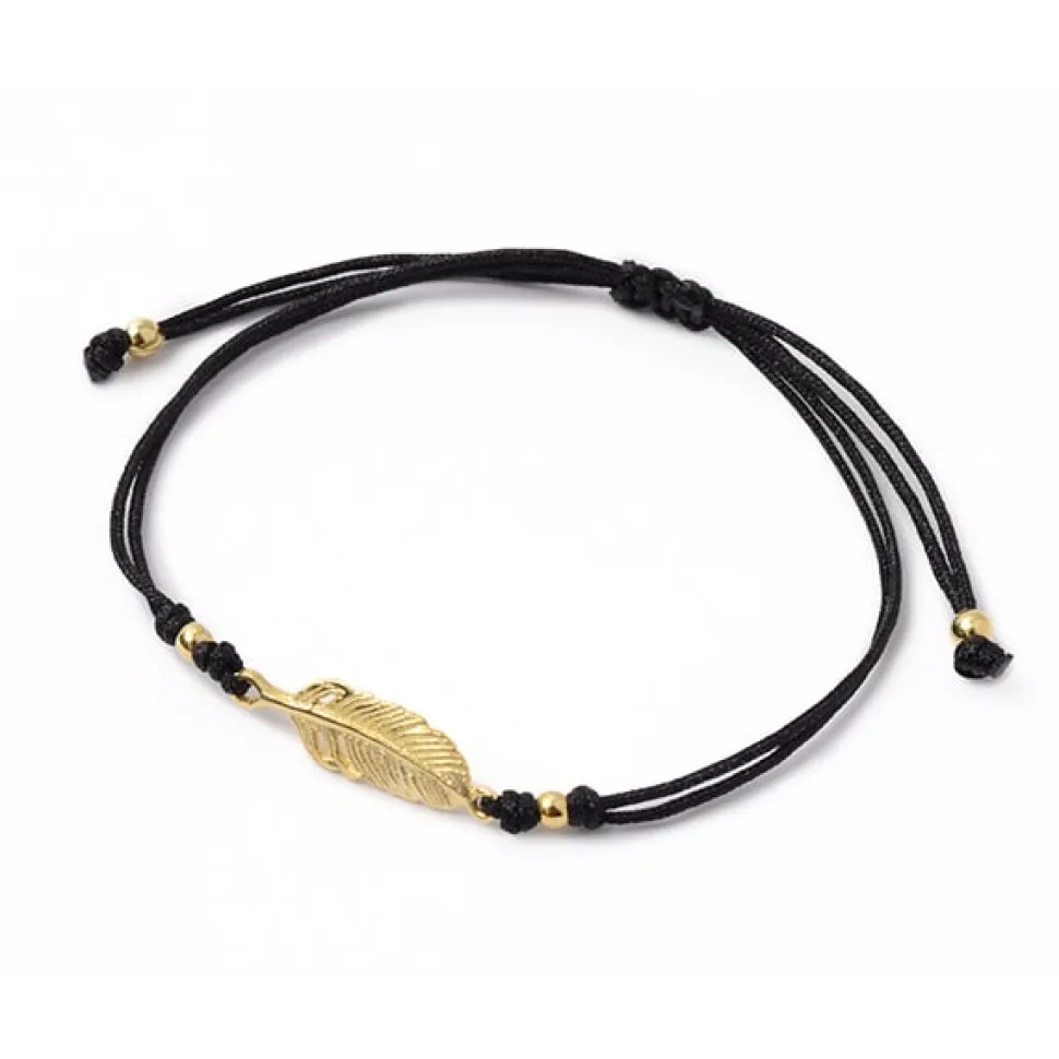 CHALISA T.. / Mini Feather Notting Cord Anklet
