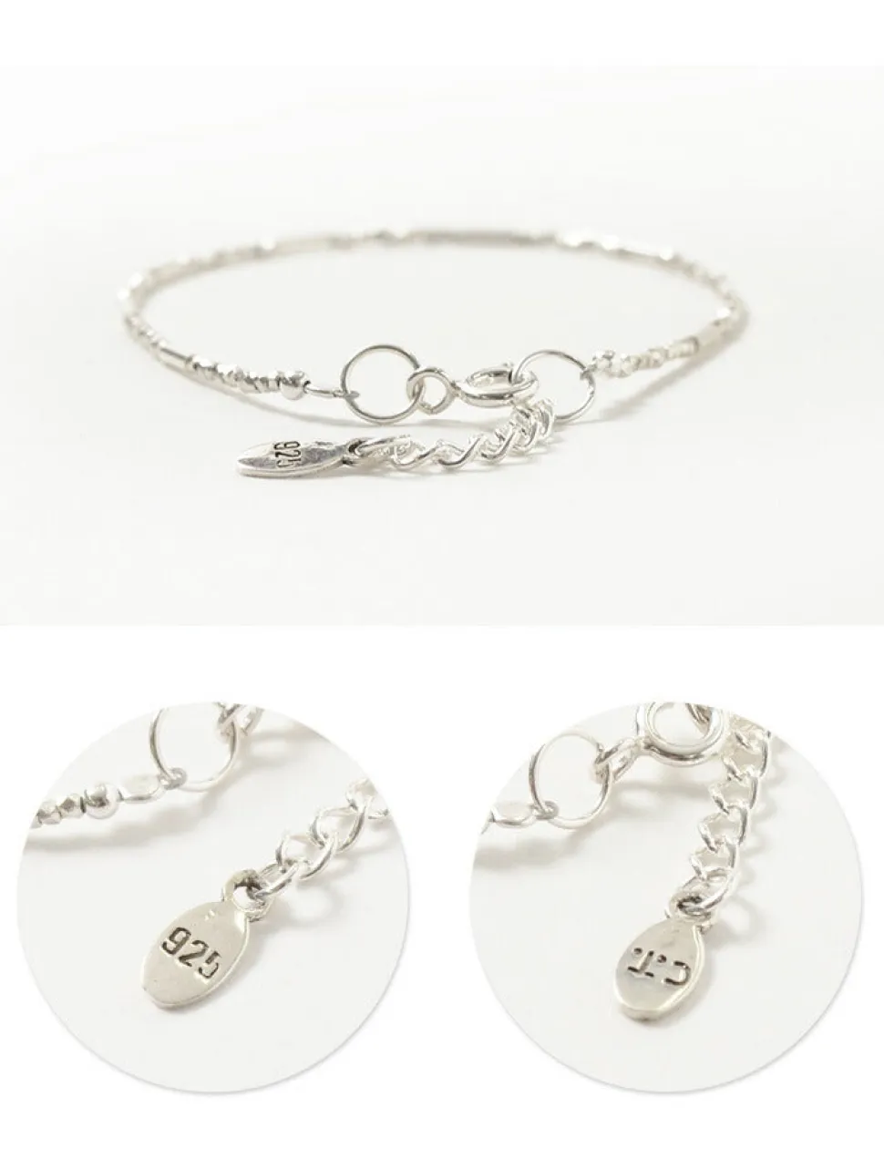 CHALISA T.. / Multi-cut Karen silver beads & tube beads / bracelet