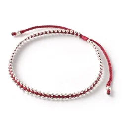 CHALISA T.. / Silver Ball Bead Duo Anklet