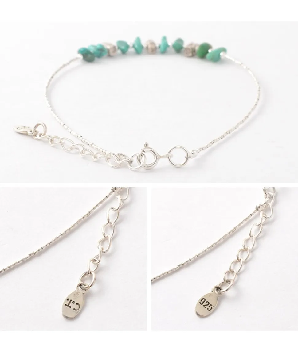 CHALISA T.. / Turquoise Tiny Beads Anklet