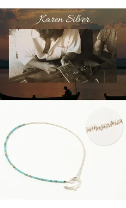 CHALISA T.. / Turquoise W Wrap Bracelet Karen Silver
