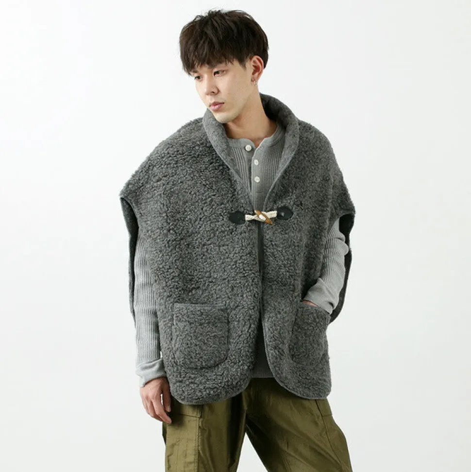 COLDBREAKER / Boa Wool Poncho