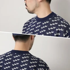 COOHEM / Big Birds Eye Knit Pullover