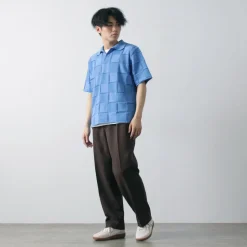 COOHEM / Links Check Knit Pullover