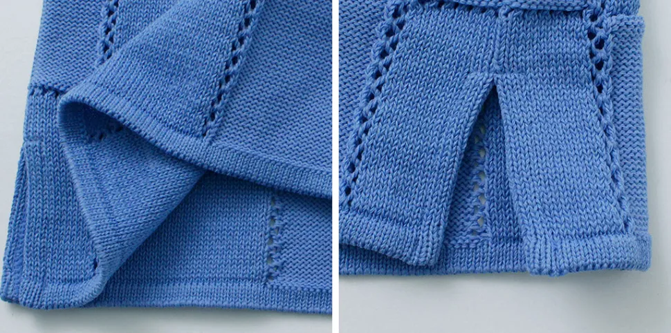 COOHEM / Links Check Knit Pullover