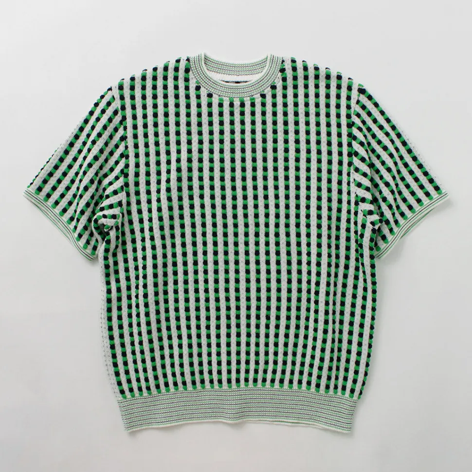 COOHEM / Retro Wave Knit Pullover