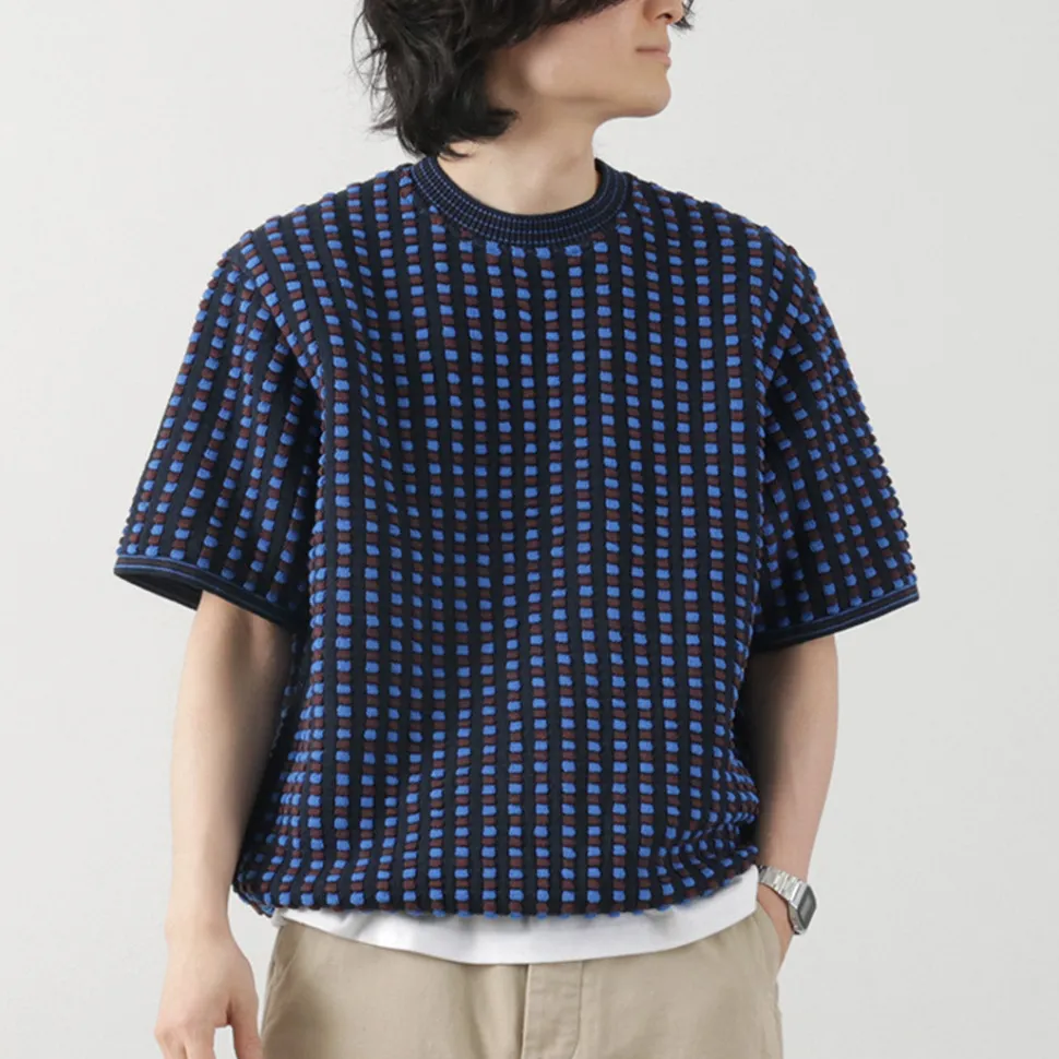 COOHEM / Retro Wave Knit Pullover